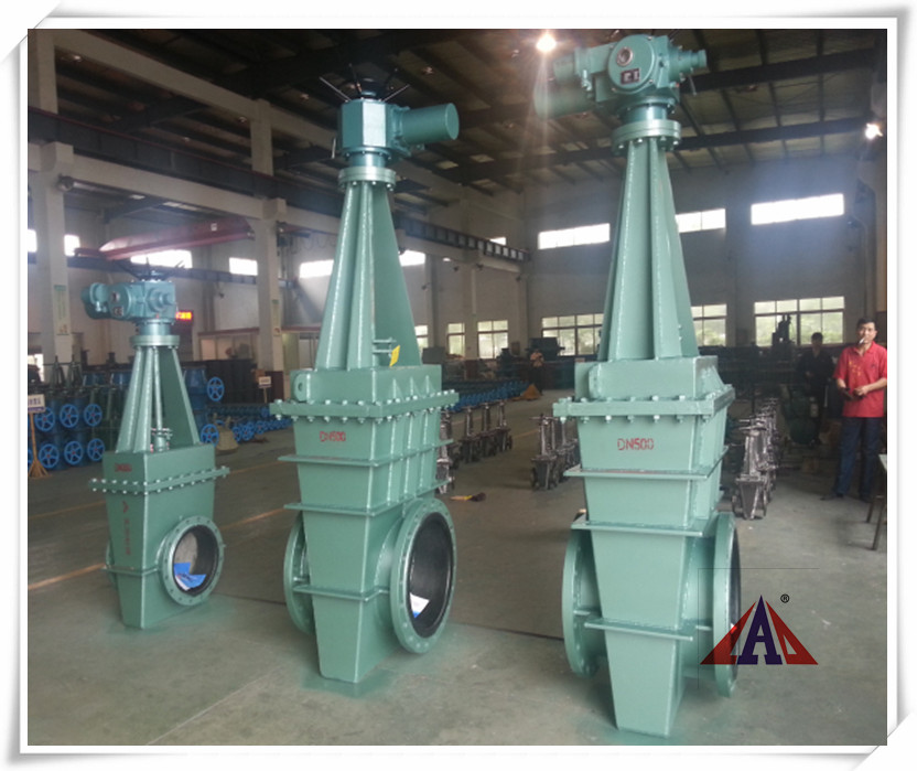 電動(dòng)襯膠閘板閥